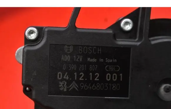 Rear window wiper motor