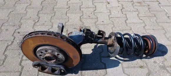 Jeep Cherokee Front shock absorber with coil spring
