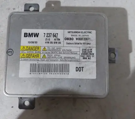 BMW 5 F10 F11 Headlight ballast module Xenon 7237647