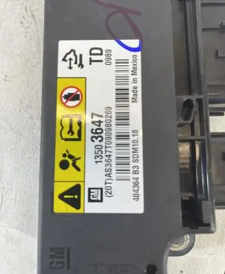 Opel Insignia A Airbag control unit/module 13503647