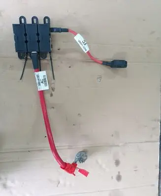 Jaguar XF X250 Positive cable (battery) AX2314A005ALB