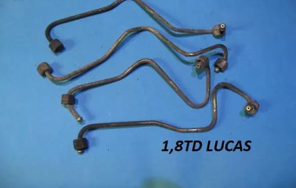 Ford Escort Fuel injector supply line/pipe 18TDLUCAS