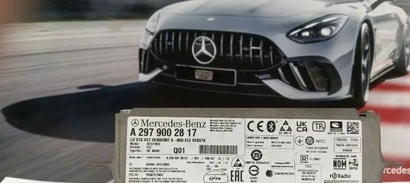 Mercedes-Benz EQS V297 Navigation unit CD/DVD player A2979002817