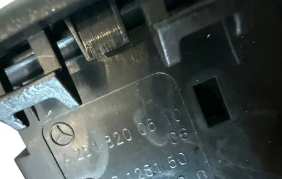 Electric window control switch