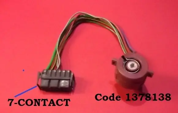 BMW 3 E36 Ignition lock contact 1378138