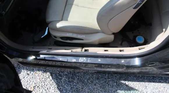 BMW 6 E63 E64 Rubber seal sliding door (on door) 