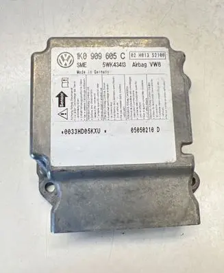 Volkswagen Golf V Airbag control unit/module 1K0909605C 05050210D 5WK43413