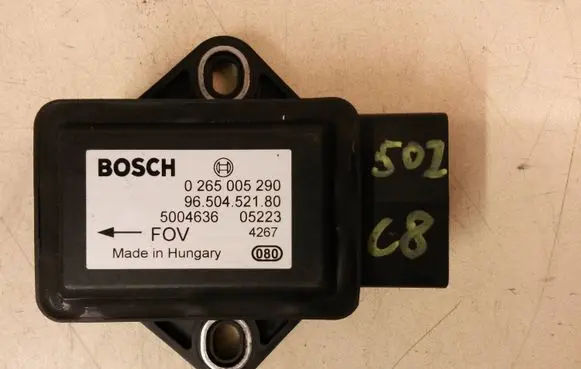 Citroen C8 ESP acceleration yaw rate sensor 0265005290 9650452180 5004636