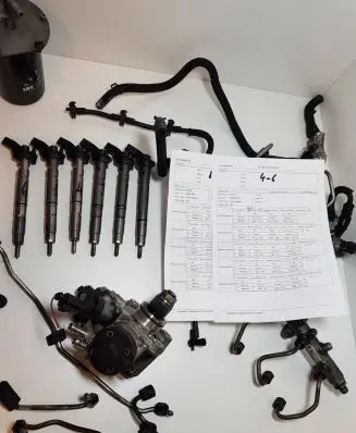 Volkswagen Touareg II Fuel injection system set 0445010642 059130755BG 0445117