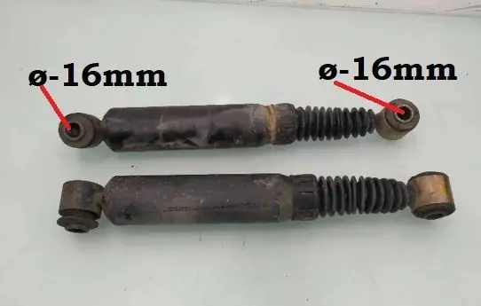 Peugeot Partner Rear shock absorber/damper 00005206TA 5206H2