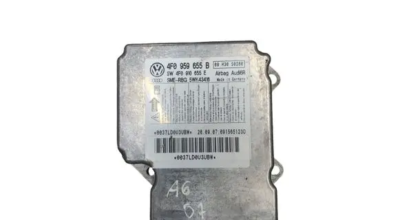 Audi A6 S6 C6 4F Airbag control unit/module 4F0959655B 5WK43416 SW4F0910655E