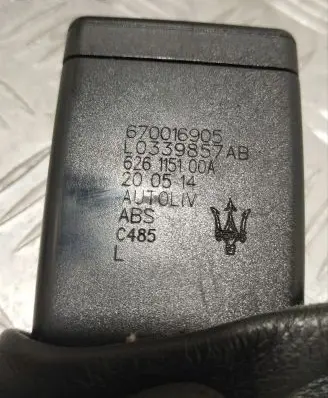 Maserati Quattroporte Front seatbelt buckle 670016905