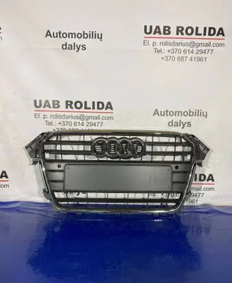 Audi A4 S4 B8 8K Front bumper upper radiator grill 8K0853651E 8K0853651F