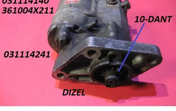 KIA Sedona Starter motor 0K55218400A 031114140