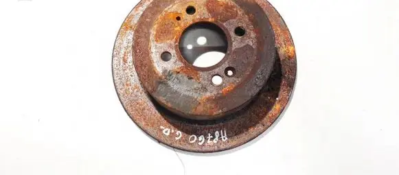 KIA Rio Rear brake disc neventiliuojamas