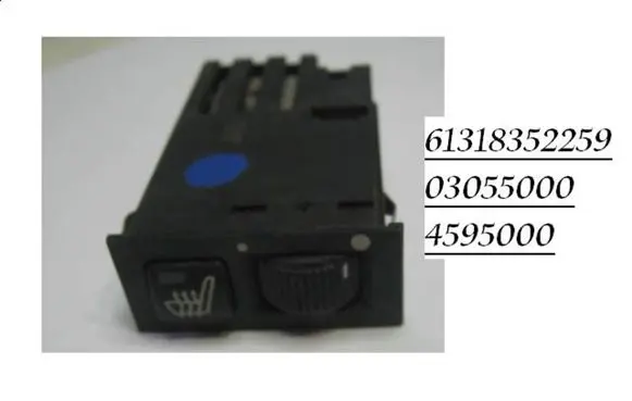 BMW 5 E39 Seat heating switch 61318352259 03055000