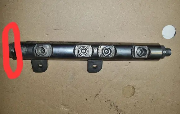 Jaguar XF Fuel main line pipe 9X2Q9D280FA 006280212222