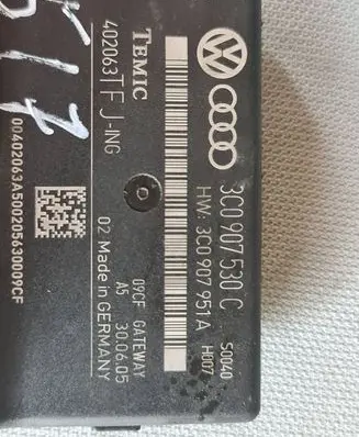 Volkswagen PASSAT B6 Other control units/modules 3C0907951A 3C0907530C 402063F