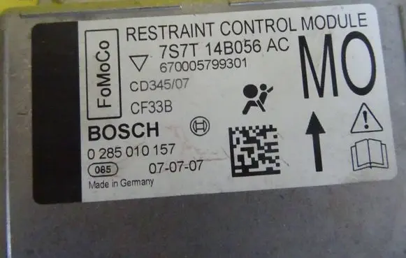 Ford Mondeo MK IV Airbag control unit/module 7S7T14B056AC 0285010157