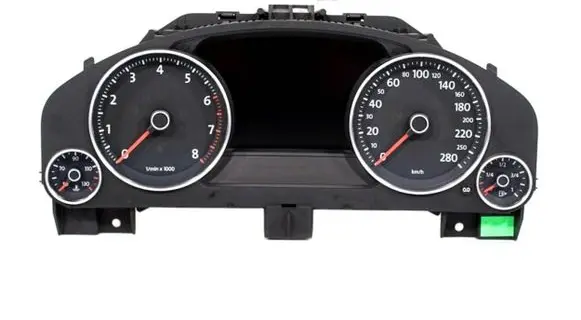Volkswagen Touareg II Speedometer (instrument cluster) 7P6920881Q 0263677080