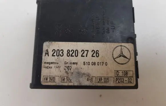 Mercedes-Benz C W203 Alarm control unit/module A2038202726 510080170