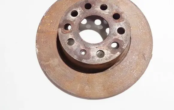 Volkswagen Caddy Rear brake disc neventiliuojamas