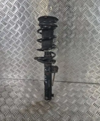 Front shock absorber with coil spring
