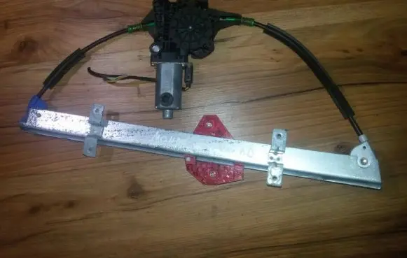 Ford Mondeo MK II Sliding door window regulator with motor 93bbf23200b
