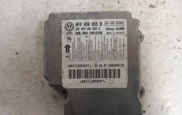 Audi A6 S6 C6 4F Airbag control unit/module 4F0959655B 4F0910655E 5WK43416