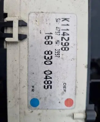 Mercedes-Benz A W168 Climate control unit