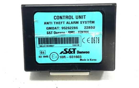 Chevrolet Spark Alarm control unit/module 95262286 10R031603 2286U