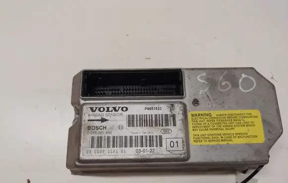 Volvo S60 Airbag control unit/module 0285001456 P8651523