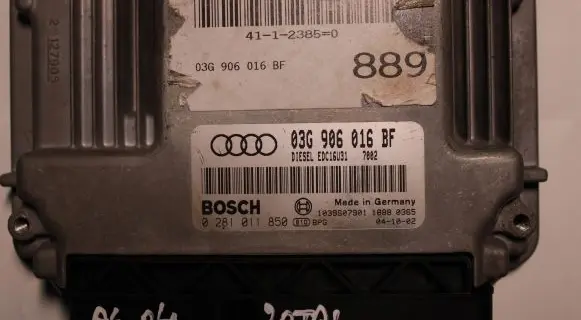 Audi A6 S6 C6 4F Engine control unit/module 03G906016BF 0281011850 1039S07901