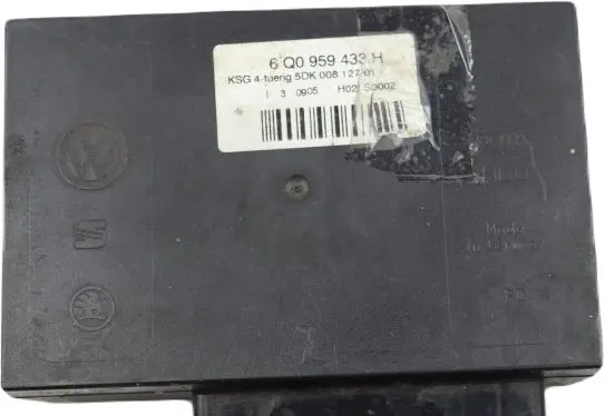 Volkswagen Polo Comfort/convenience module 6Q0959433H 5DK00812701