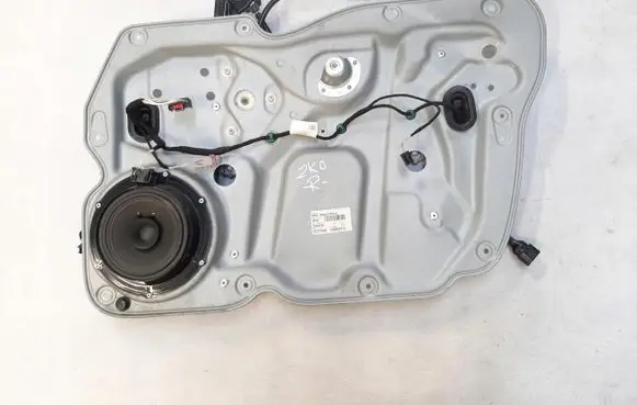 Front door window regulator with motor