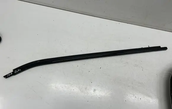 Front door glass trim molding