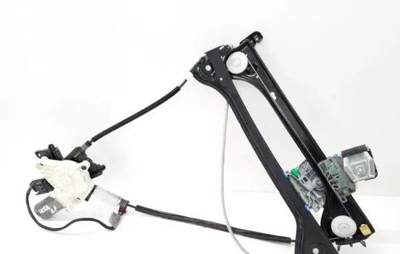Front door window regulator with motor