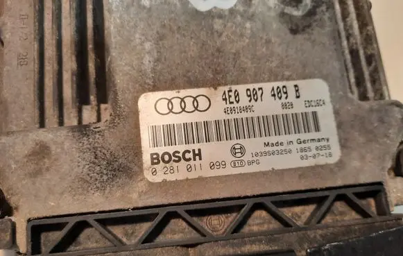 Audi A8 S8 D3 4E Engine control unit/module 4E0907409B 4E091409C