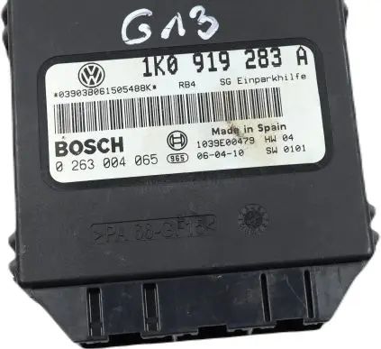 Volkswagen Golf V Parking PDC control unit/module 1K0919283A