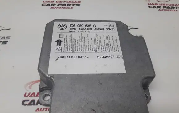 Volkswagen PASSAT B5.5 Airbag control unit/module 1C0909605C 5WK43130
