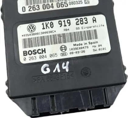 Volkswagen Golf V Parking PDC control unit/module 1K0919283A 1039E00479 0263004065