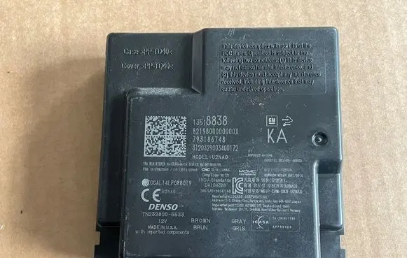 Opel Insignia B Keyless (KESSY) go control unit/module 13518838