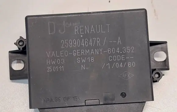Renault Laguna III Parking PDC control unit/module 259904647R