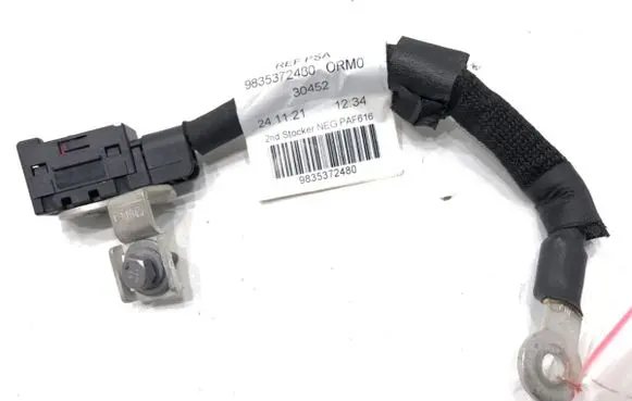 Peugeot 3008 II Negative earth cable (battery) 9835372480