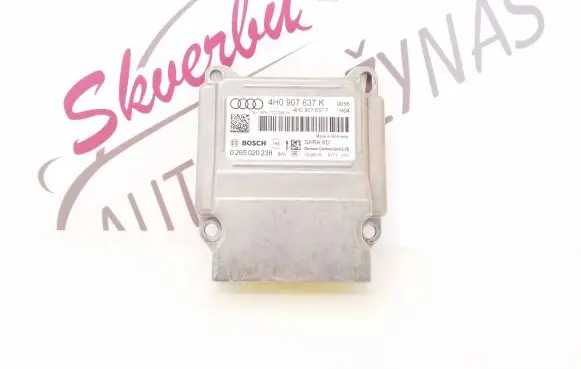 Audi A8 S8 D4 4H ESP (stability system) control unit 4H0907637K 0265020238 4H0907637F