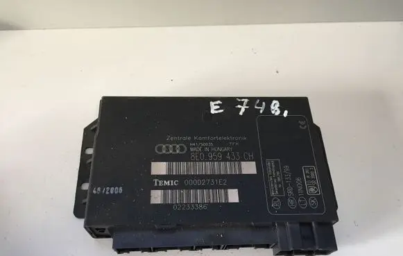 Audi A4 S4 B7 8E 8H Comfort/convenience module 8E0959433CH