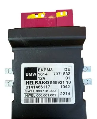 BMW X5 F15 Fuel injection pump control unit/module 7371832 0141466117 5589210