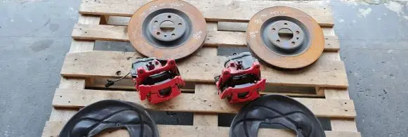 Audi Q7 4M Brake discs and calipers set 350MM