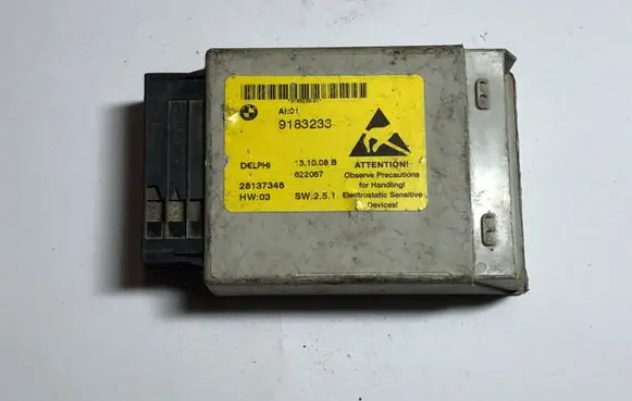 BMW 5 E60 E61 Center console control module 9183233 28137346