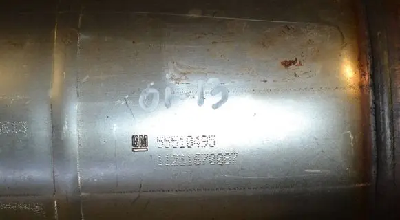 Opel Insignia B Catalyst/FAP/DPF particulate filter 55510496 55510495